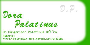 dora palatinus business card